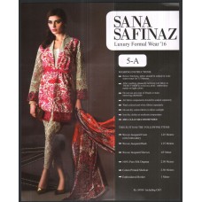Sana Safinaz Luxury Formal Wear Master Replica - Eid Collection 2016 - 5A